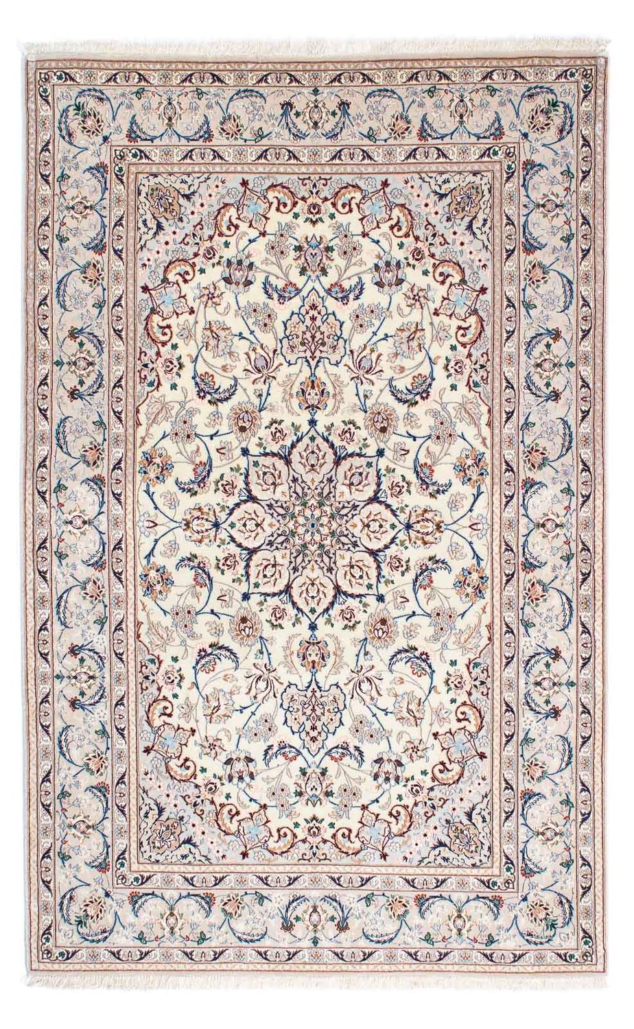 Persisk tæppe - Isfahan - Premium - 205 x 128 cm - beige