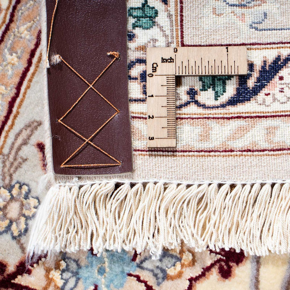 Persisk tæppe - Isfahan - Premium - 205 x 128 cm - beige