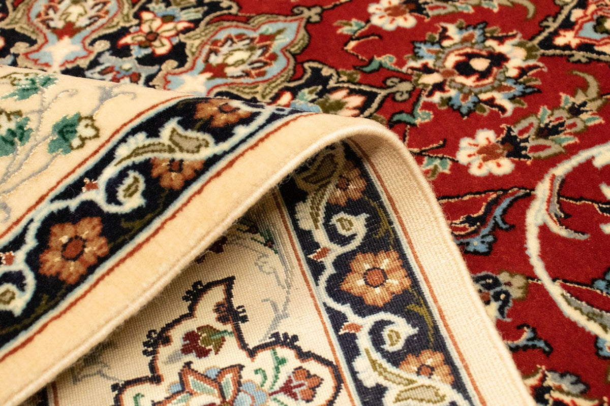 Persisk tæppe - Isfahan - Premium - 164 x 112 cm - rød