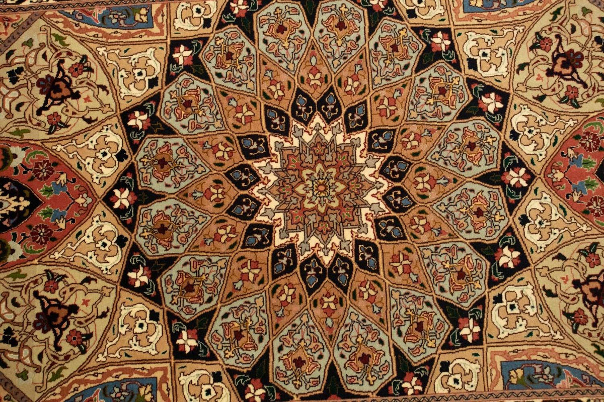 Persisk tæppe - Tabriz - Royal - 151 x 102 cm - flerfarvet