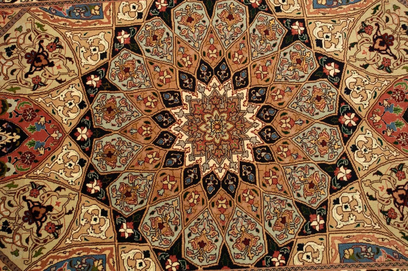 Persisk tæppe - Tabriz - Royal - 151 x 102 cm - flerfarvet