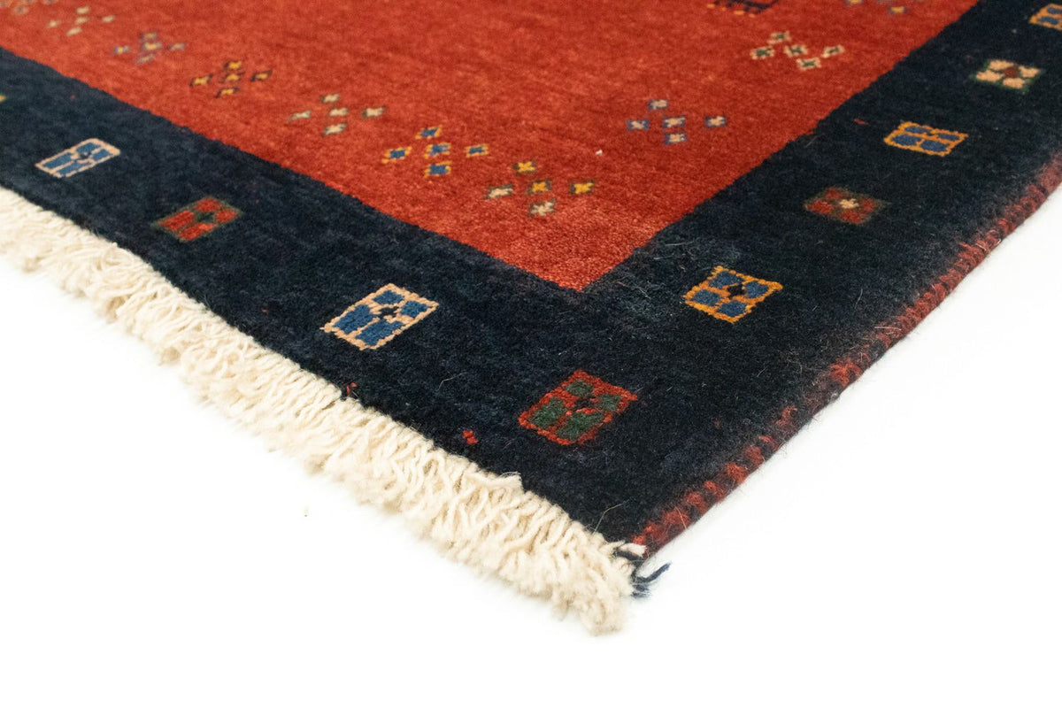 Løber Gabbeh Tæppe - Loribaft Persisk - 190 x 85 cm - rød