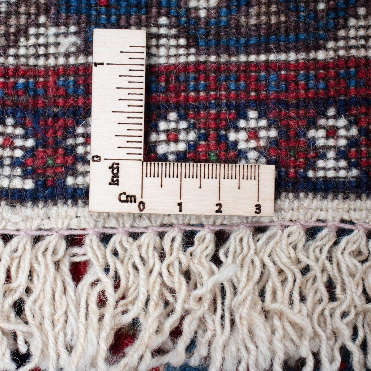 Persisk tæppe - Nomadisk - 145 x 97 cm - mørkerød