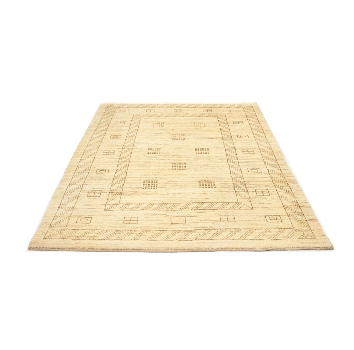 Gabbeh-tæppe - Persisk - 231 x 167 cm - beige