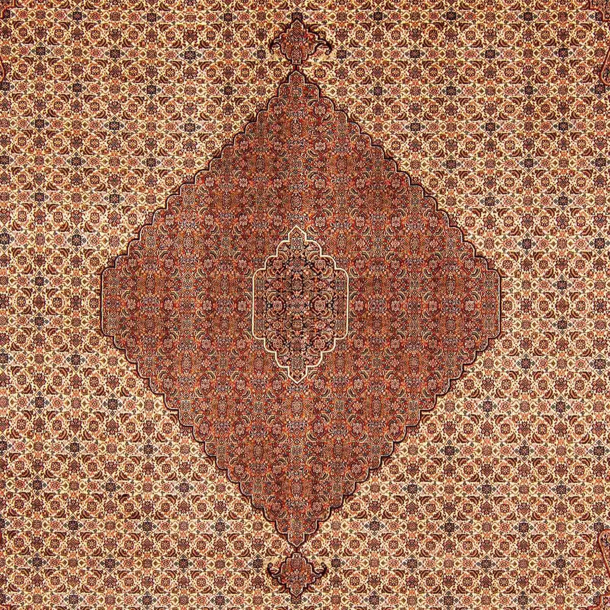 Persisk tæppe - Nomadisk - 395 x 318 cm - brun