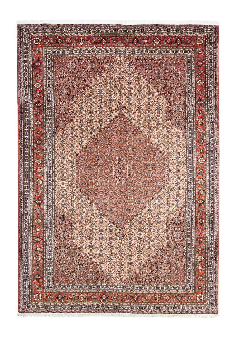 Persisk tæppe - Nomadisk - 313 x 212 cm - lys brun
