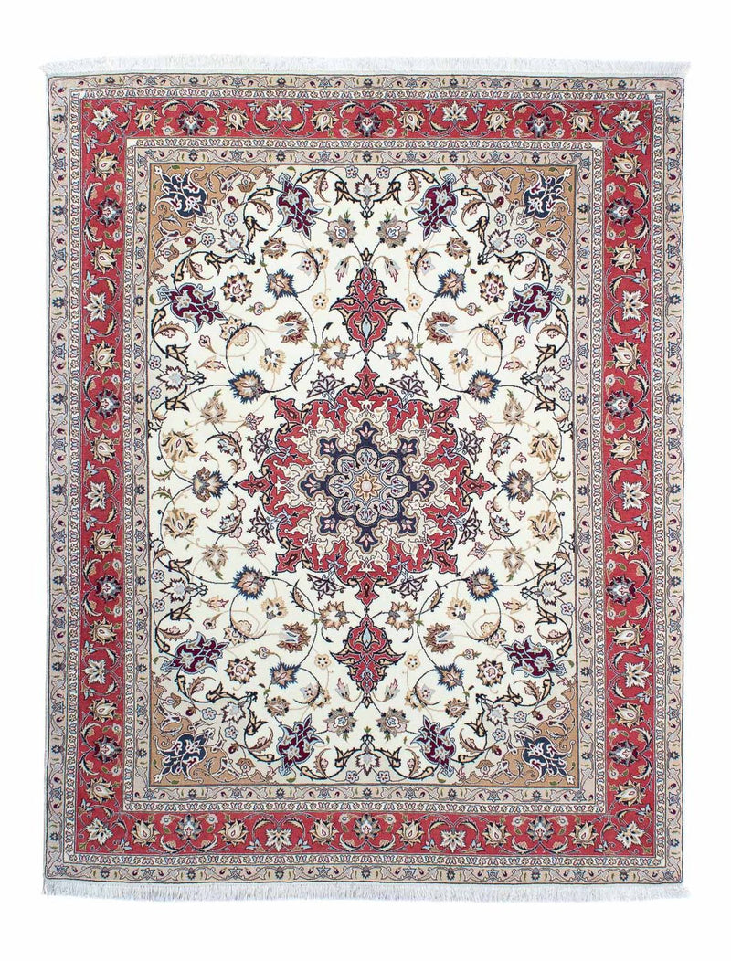 Persisk tæppe - Tabriz - Royal - 197 x 152 cm - beige