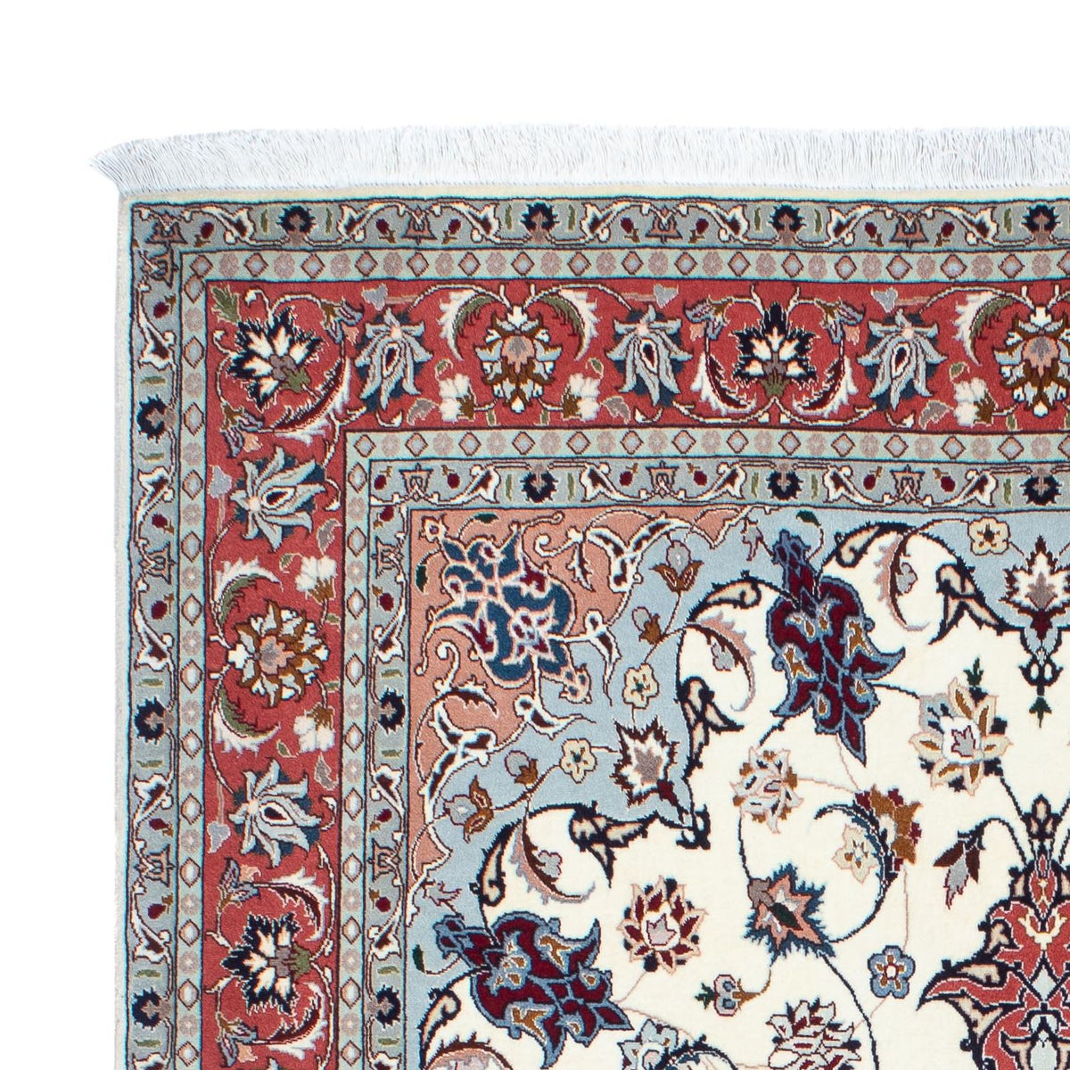 Persisk tæppe - Tabriz - Royal - 205 x 150 cm - beige