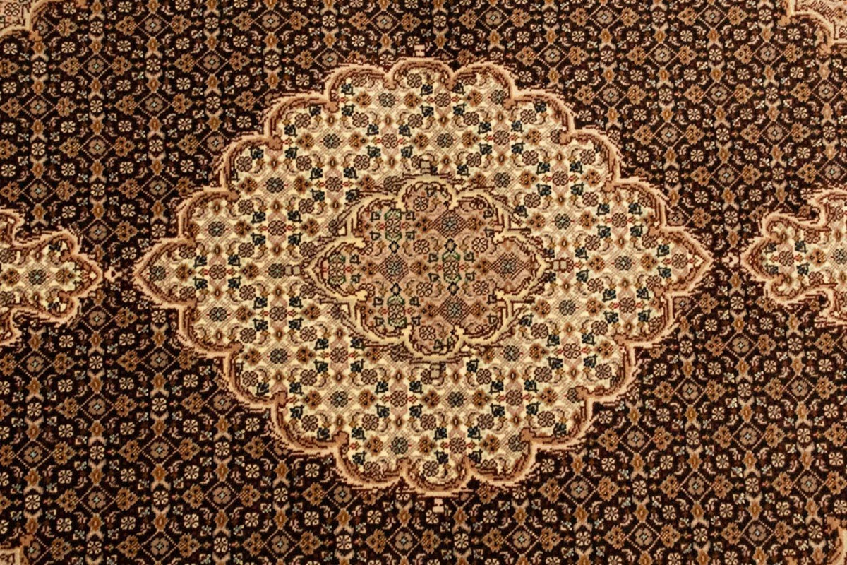 Persisk tæppe - Tabriz - Royal - 148 x 102 cm - mørkeblå