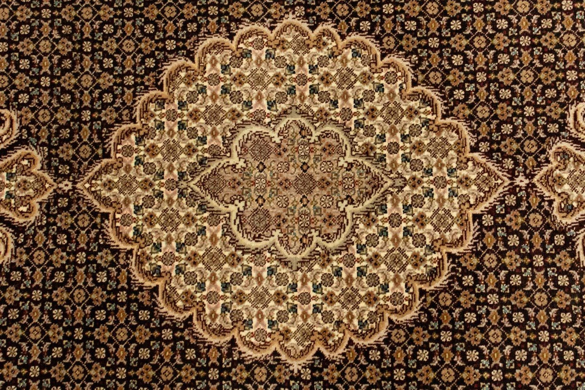Persisk tæppe - Tabriz - Royal - 148 x 101 cm - sort