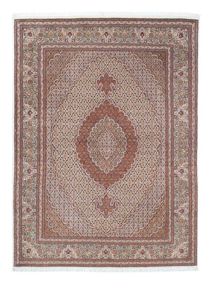 Persisk tæppe - Tabriz - 202 x 150 cm - lys brun