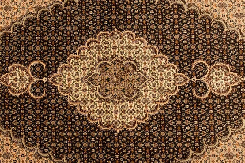 Persisk tæppe - Tabriz - Royal - 156 x 100 cm - sort
