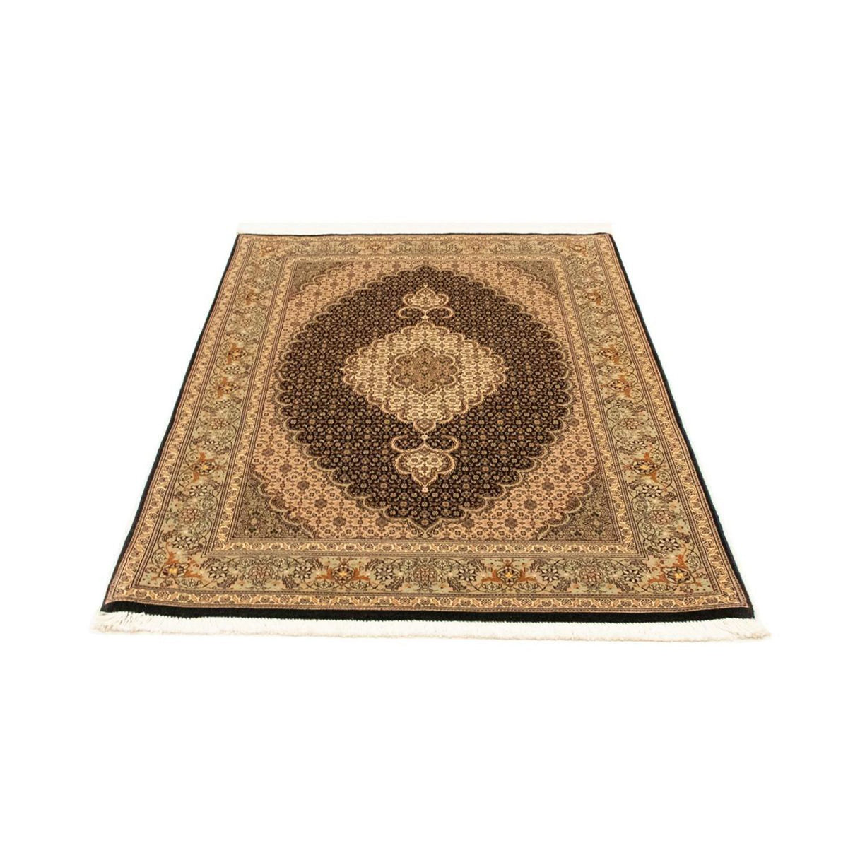 Persisk tæppe - Tabriz - Royal - 156 x 100 cm - sort