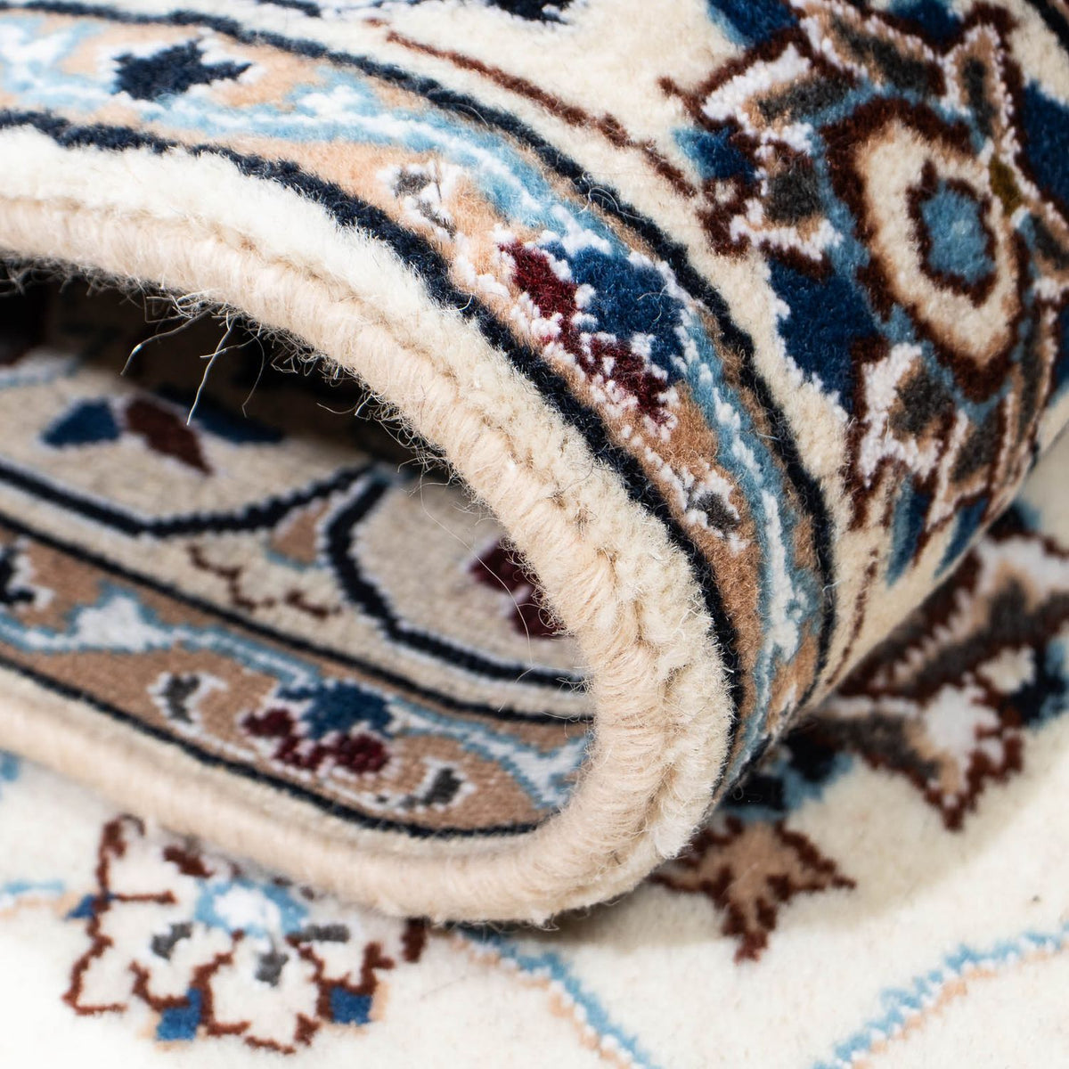 Persisk tæppe - Nain - Royal - 178 x 113 cm - beige