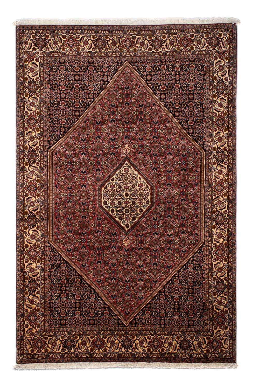 Persisk tæppe - Bijar - 288 x 202 cm - brun