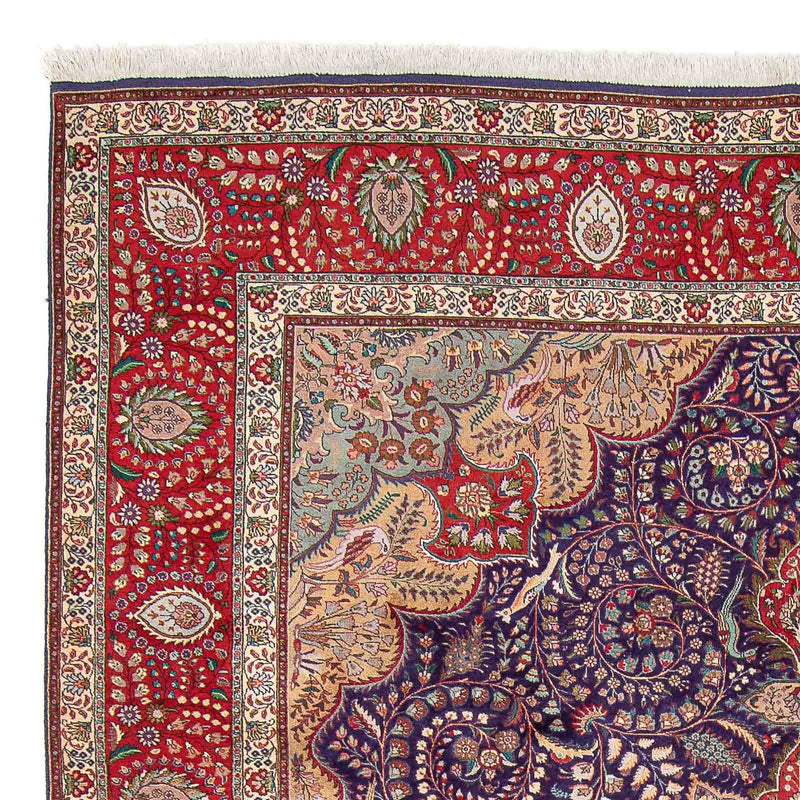 Persisk tæppe - Tabriz - Royal - 374 x 296 cm - blå