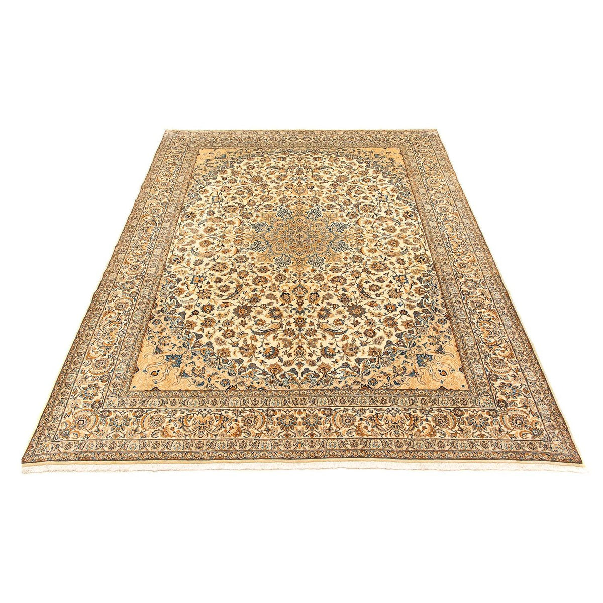 Vintage tæppe - 396 x 308 cm - beige