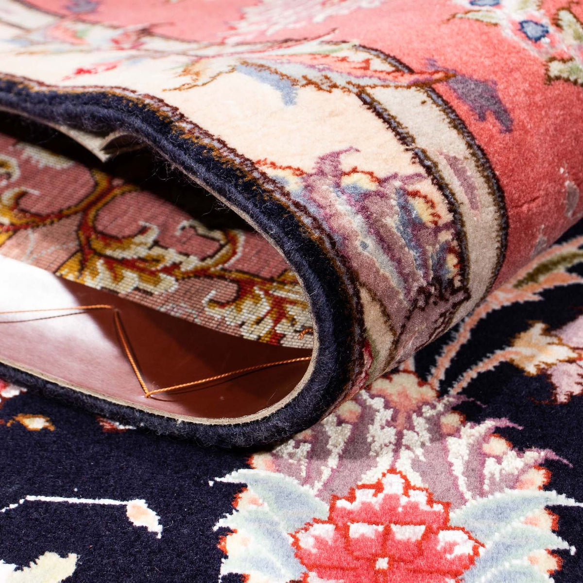 Persisk tæppe - Tabriz - Royal - 238 x 172 cm - mørkeblå