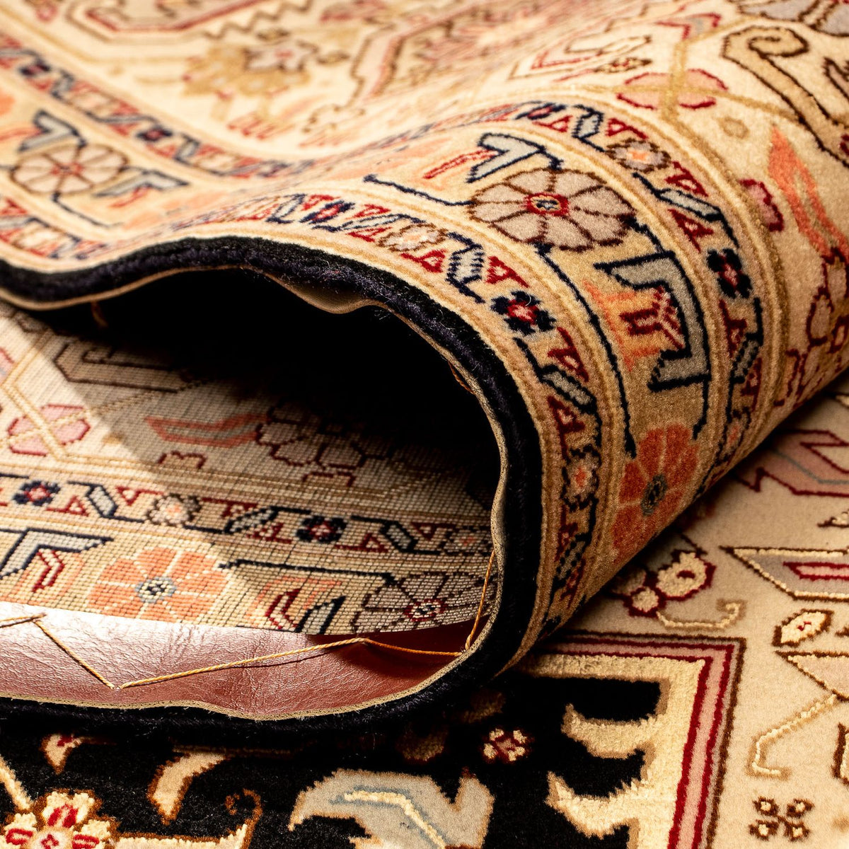 Persisk tæppe - Tabriz - Royal - 360 x 254 cm - lys brun