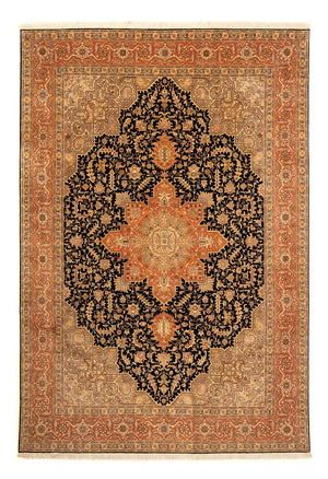 Persisk tæppe - Tabriz - Royal - 348 x 248 cm - lys brun