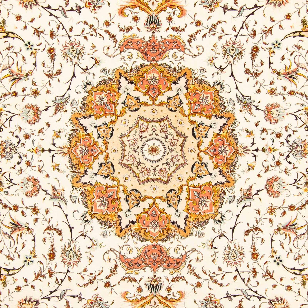 Persisk tæppe - Tabriz - Royal - 403 x 298 cm - beige