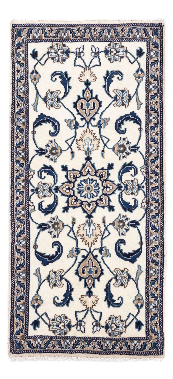 Persisk tæppe - Nain - 142 x 68 cm - beige