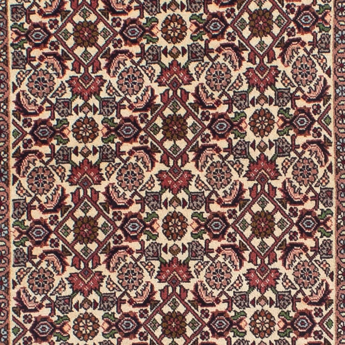 Løber Persisk tæppe - Bijar - 291 x 80 cm - beige