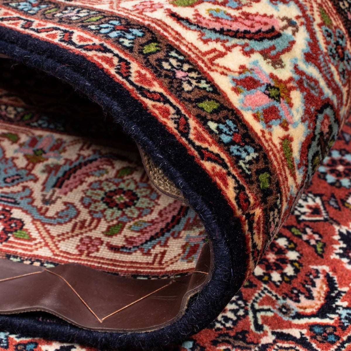 Persisk tæppe - Bijar - 203 x 138 cm - rød