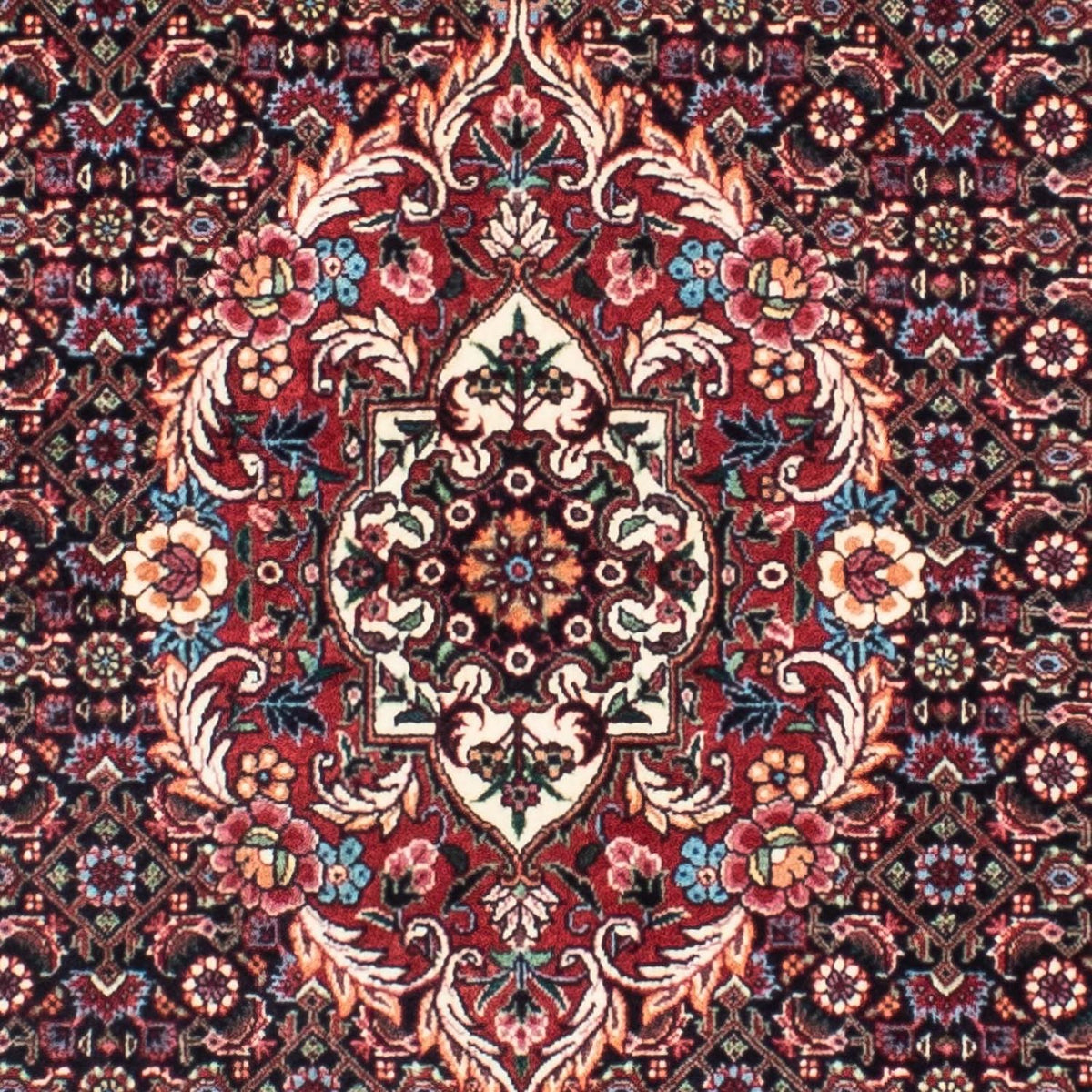 Løber Persisk tæppe - Bijar - 298 x 82 cm - mørkeblå