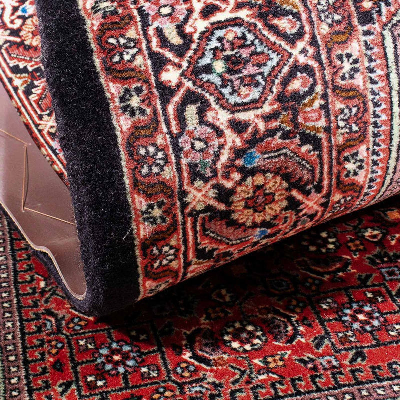 Persisk tæppe - Bijar - 174 x 110 cm - lysrød