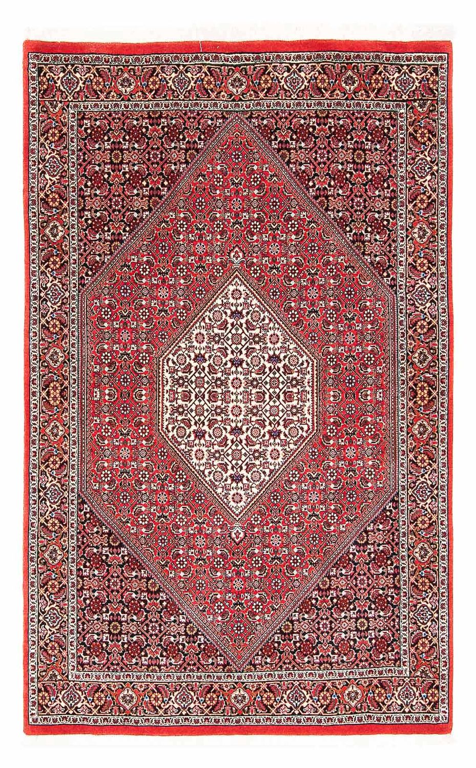 Persisk tæppe - Bijar - 175 x 108 cm - rød