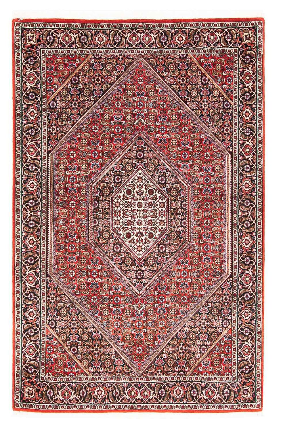 Persisk tæppe - Bijar - 177 x 111 cm - rød