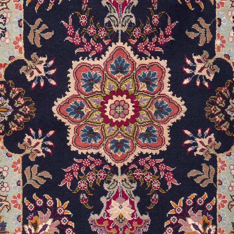 Persisk tæppe - Tabriz - Royal - 90 x 60 cm - mørkeblå
