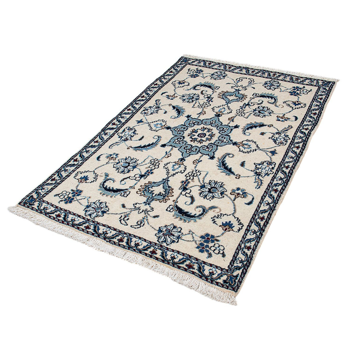 Persisk tæppe - Nain - 142 x 89 cm - beige