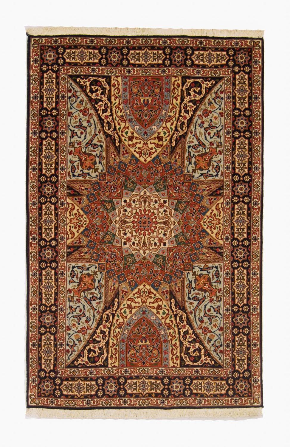 Persisk tæppe - Tabriz - Royal - 154 x 98 cm - flerfarvet