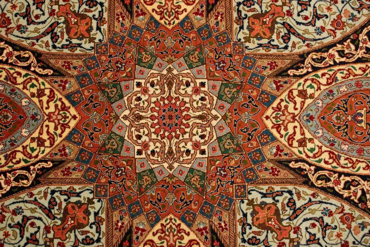 Persisk tæppe - Tabriz - Royal - 153 x 100 cm - flerfarvet