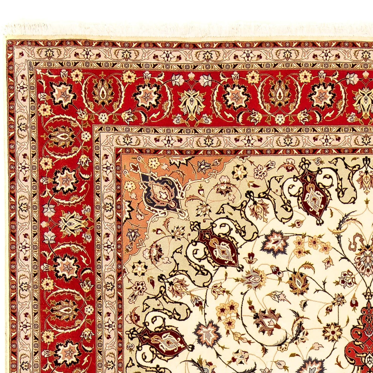 Persisk tæppe - Tabriz - Royal - 345 x 250 cm - beige