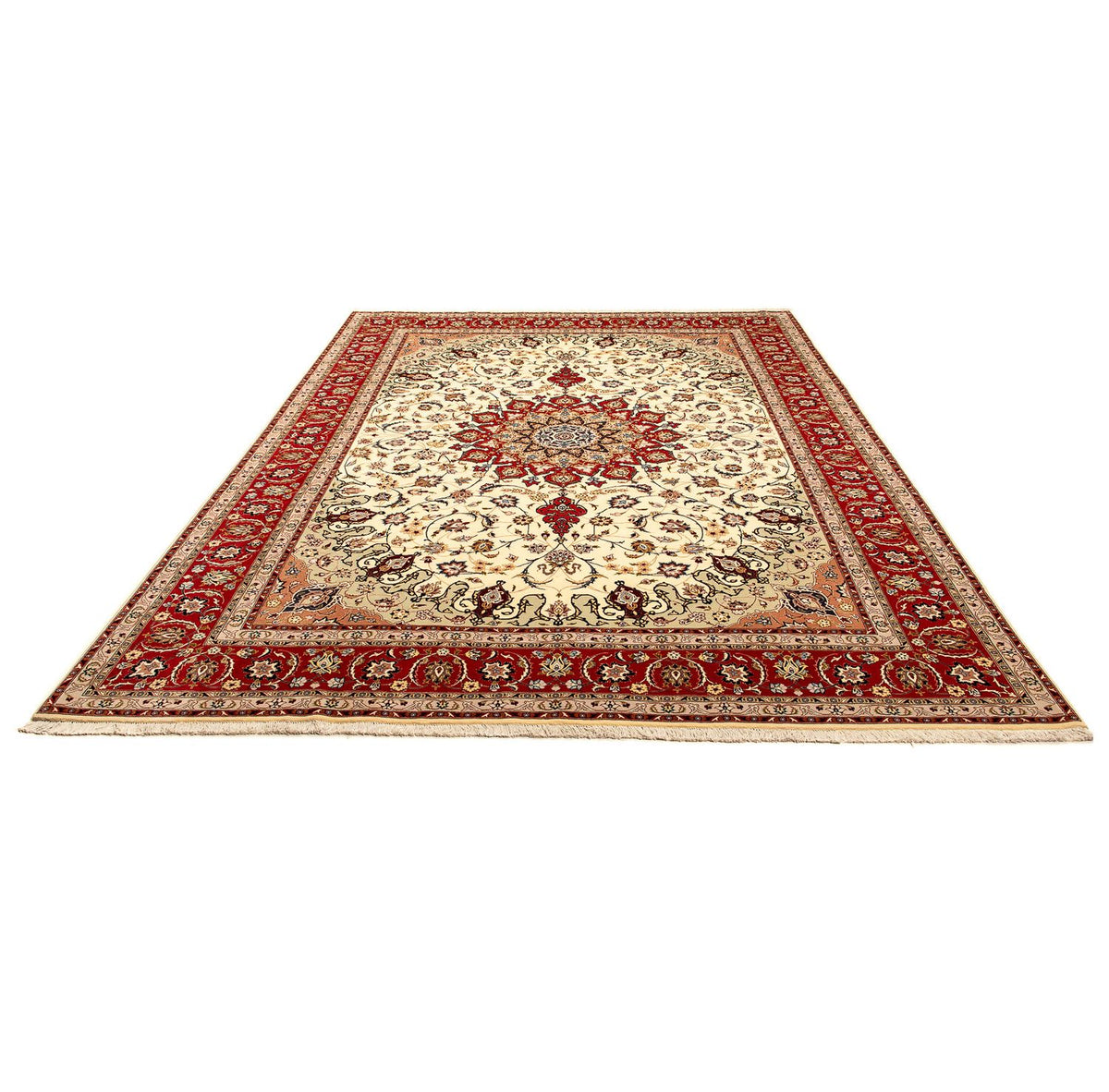 Persisk tæppe - Tabriz - Royal - 345 x 250 cm - beige
