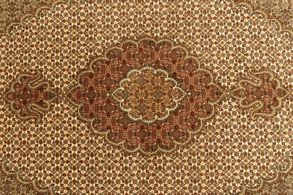 Persisk tæppe - Tabriz - Royal - 148 x 102 cm - beige