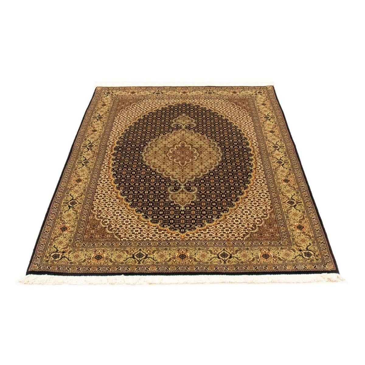 Persisk tæppe - Tabriz - Royal - 156 x 103 cm - sort