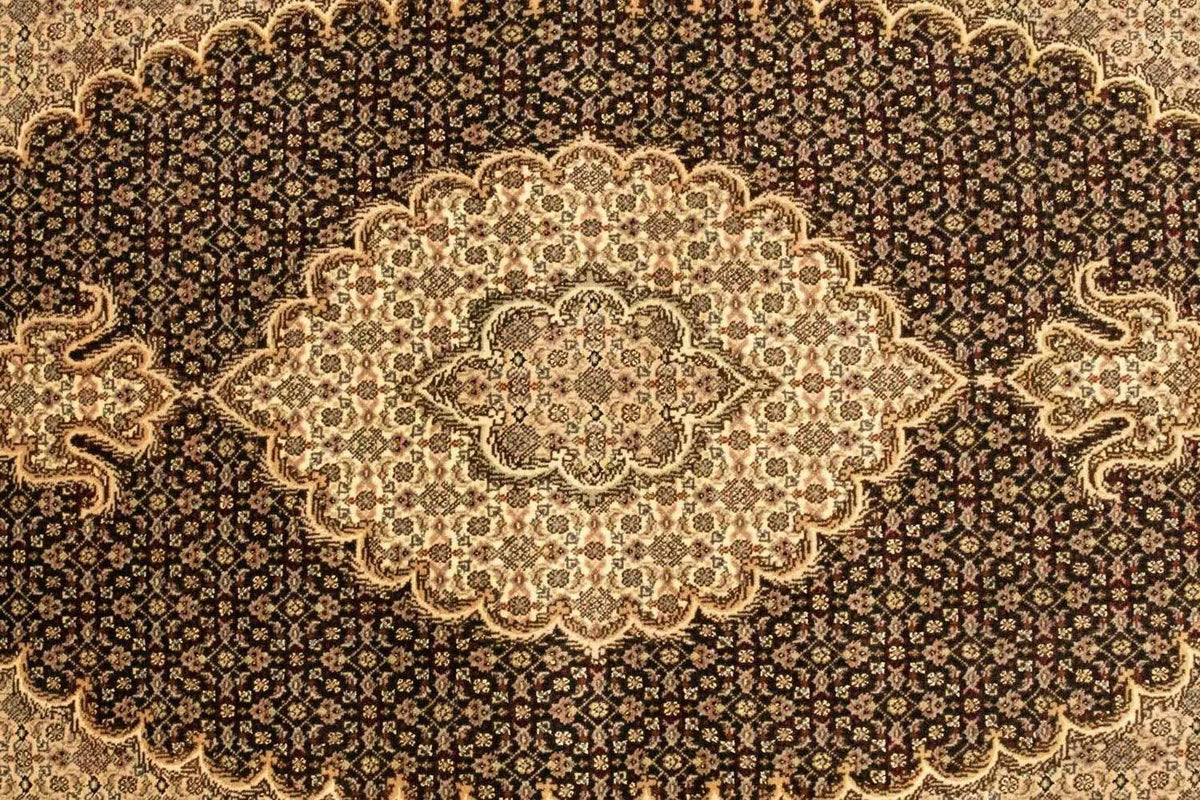 Persisk tæppe - Tabriz - Royal - 159 x 100 cm - sort