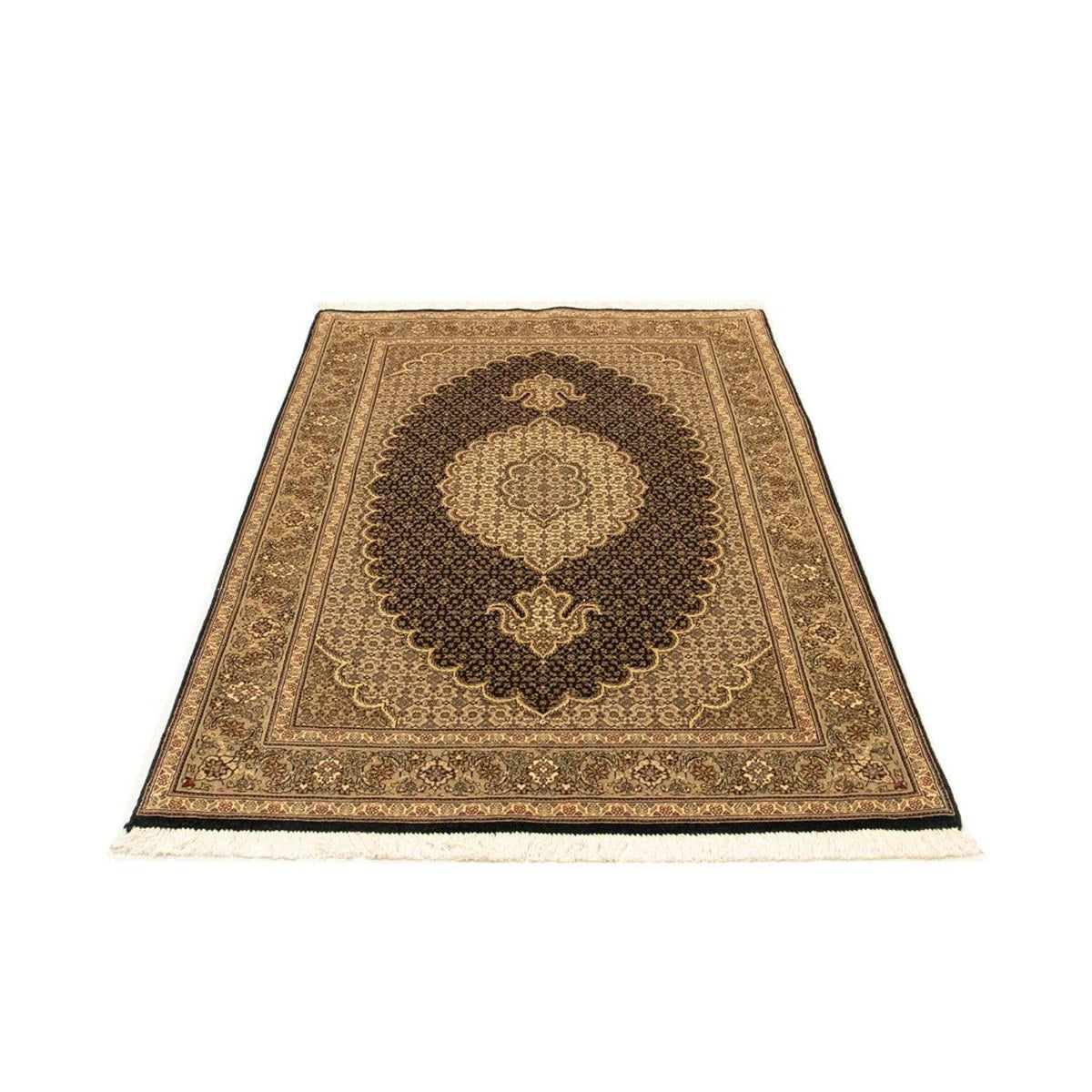 Persisk tæppe - Tabriz - Royal - 159 x 100 cm - sort