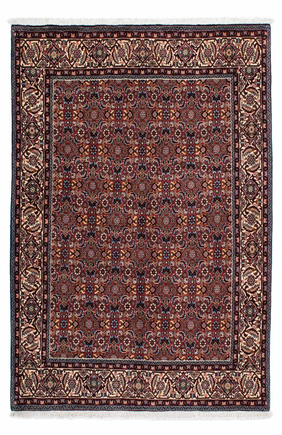 Persisk tæppe - Bijar - 210 x 139 cm - rød