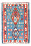 Kelim-tæppe - orientalsk - 173 x 118 cm - blå