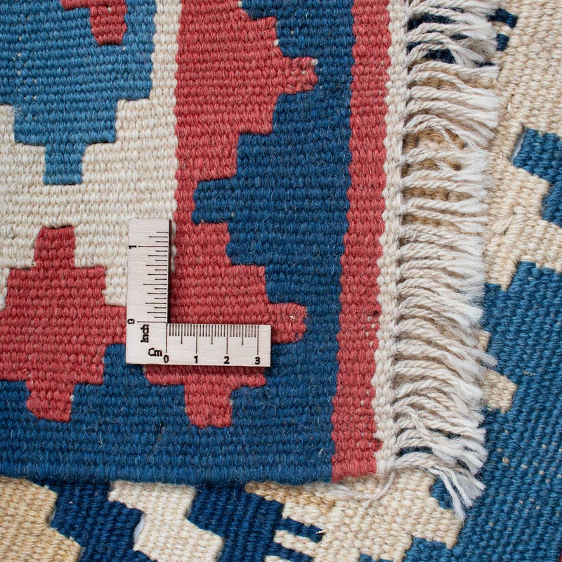 Kelim-tæppe - orientalsk - 174 x 115 cm - blå