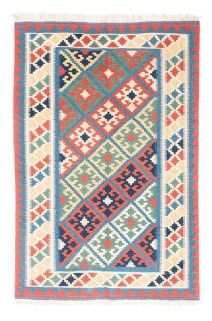 Kelim-tæppe - orientalsk - 173 x 130 cm - blå