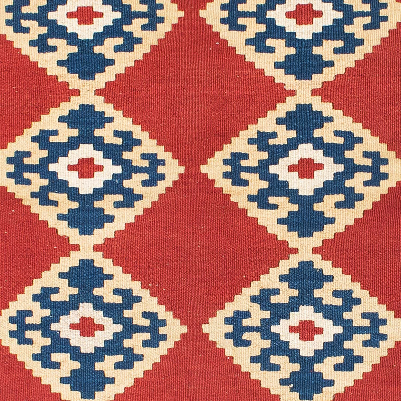 Kelim-tæppe - orientalsk - 148 x 108 cm - rød