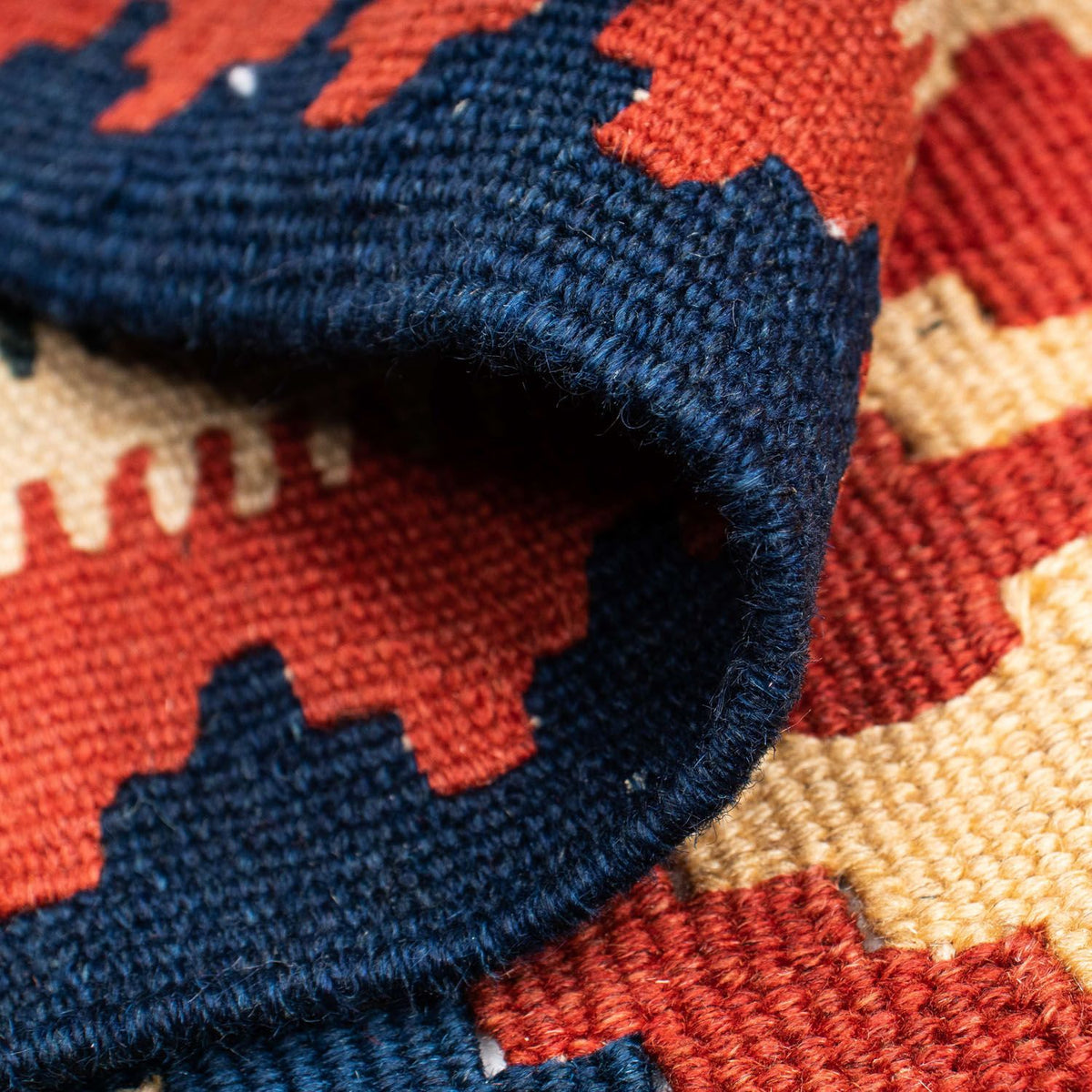 Kelim-tæppe - orientalsk - 160 x 112 cm - rød