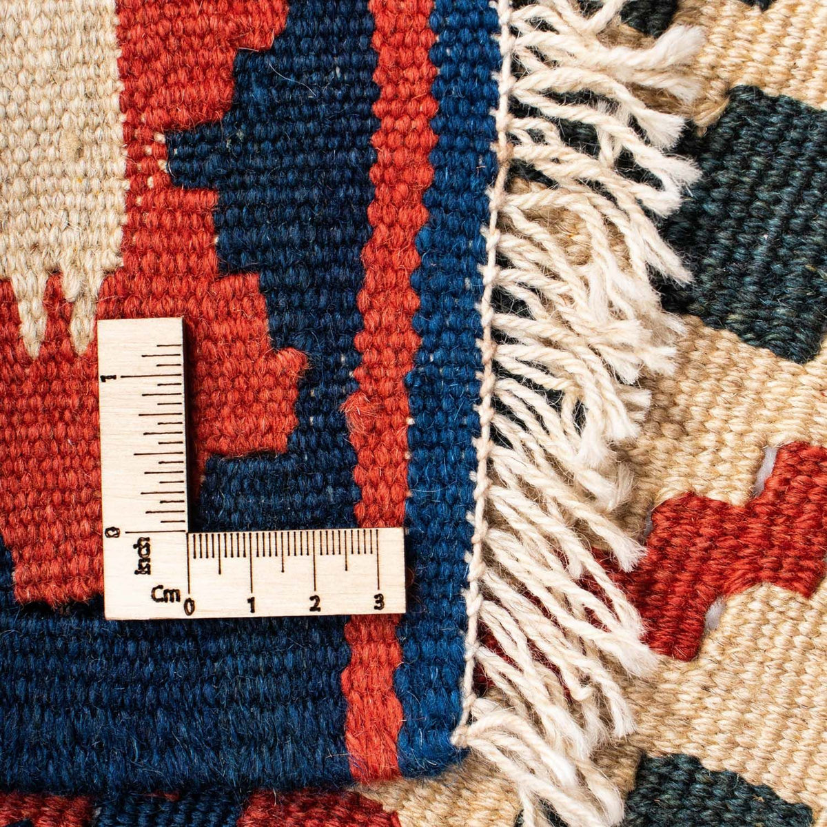 Kelim-tæppe - orientalsk - 160 x 112 cm - rød