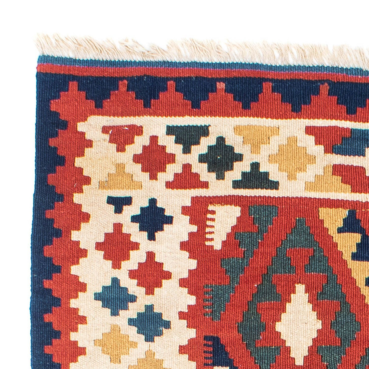 Kelim-tæppe - orientalsk - 145 x 100 cm - rød